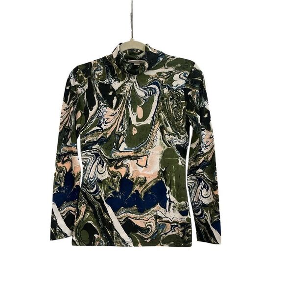 Rachel Comey x Target marbled look top sz Small - Picture 1 of 2